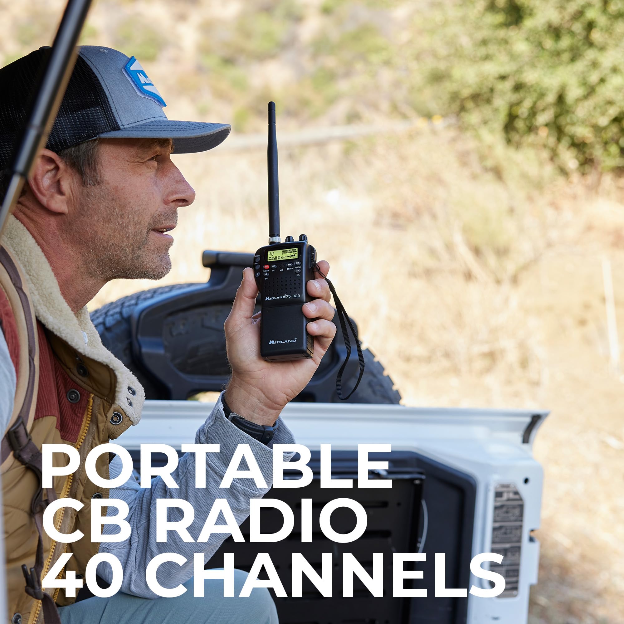 Midland 75-822 Handheld CB Radio & Mobile CB Radio – Walkie Talkie with 40 Channels, NOAA Weather Alerts, Long Range, Compatible with CB Antennas - Image 3