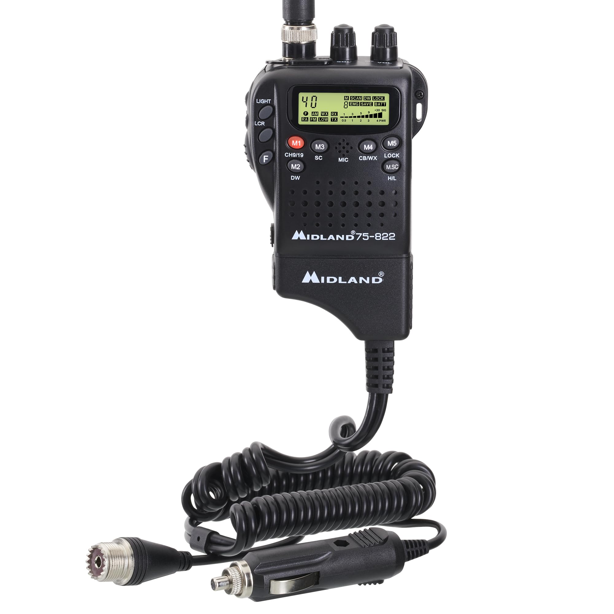 Midland 75-822 Handheld CB Radio & Mobile CB Radio – Walkie Talkie with 40 Channels, NOAA Weather Alerts, Long Range, Compatible with CB Antennas - Image 6
