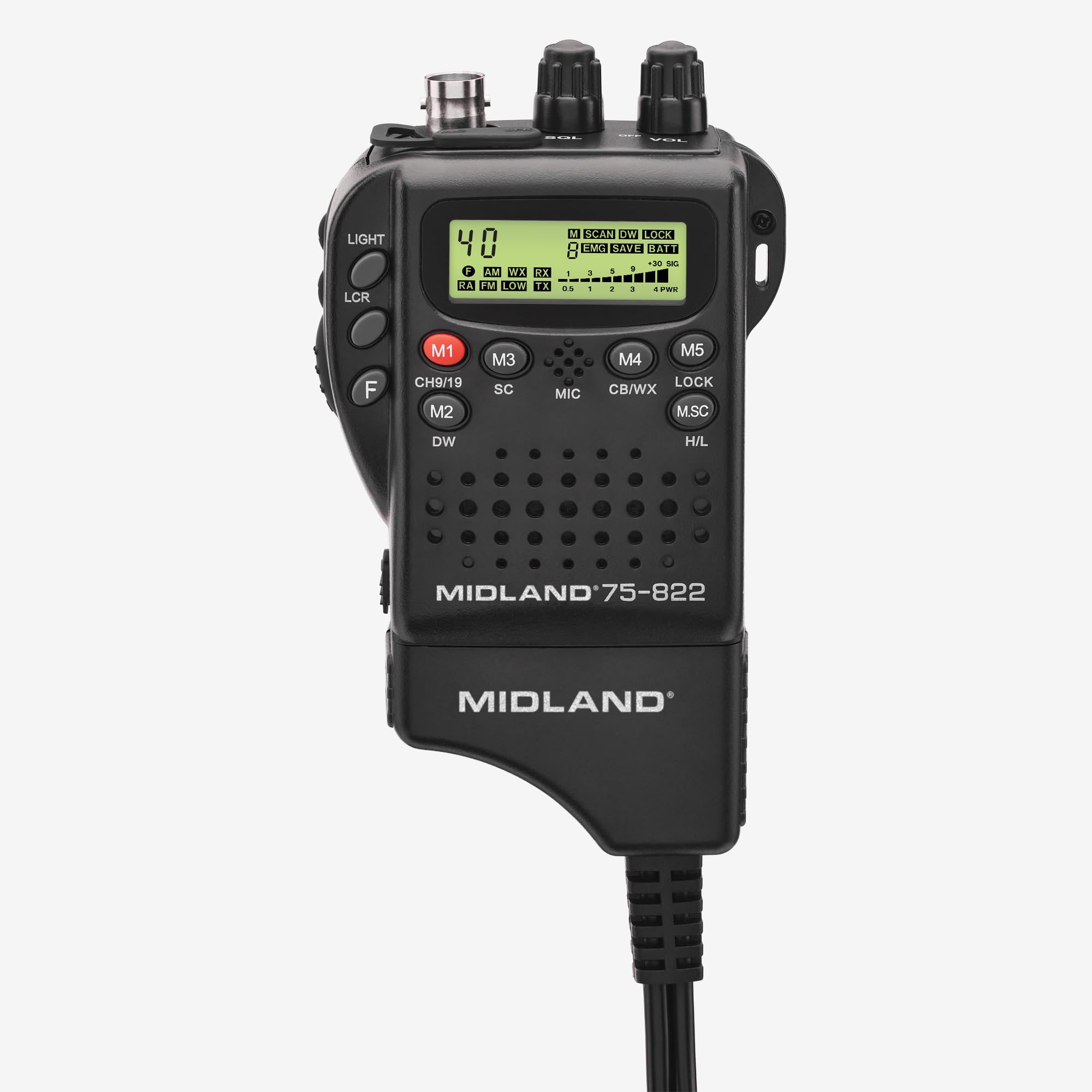 Midland 75-822 Handheld CB Radio & Mobile CB Radio – Walkie Talkie with 40 Channels, NOAA Weather Alerts, Long Range, Compatible with CB Antennas - Image 8