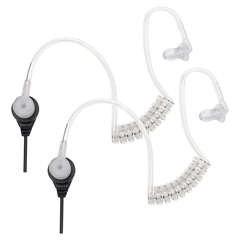 Midland AVPH3 Transparent Security Headsets with PTT/VOX – Wrap Around Design – Lasting Comfort Pair, Black - Image 4