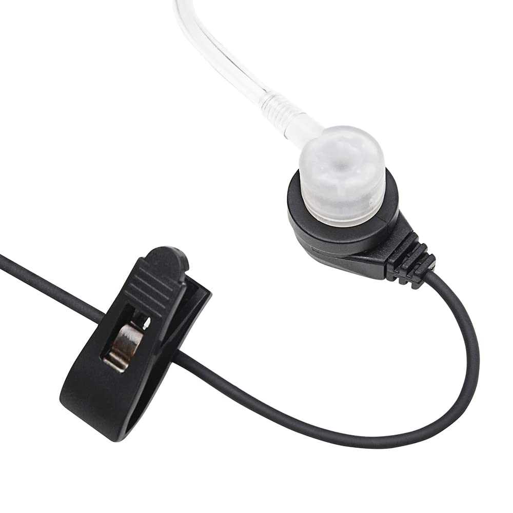 Midland AVPH3 Transparent Security Headsets with PTT/VOX – Wrap Around Design – Lasting Comfort Pair, Black - Image 5