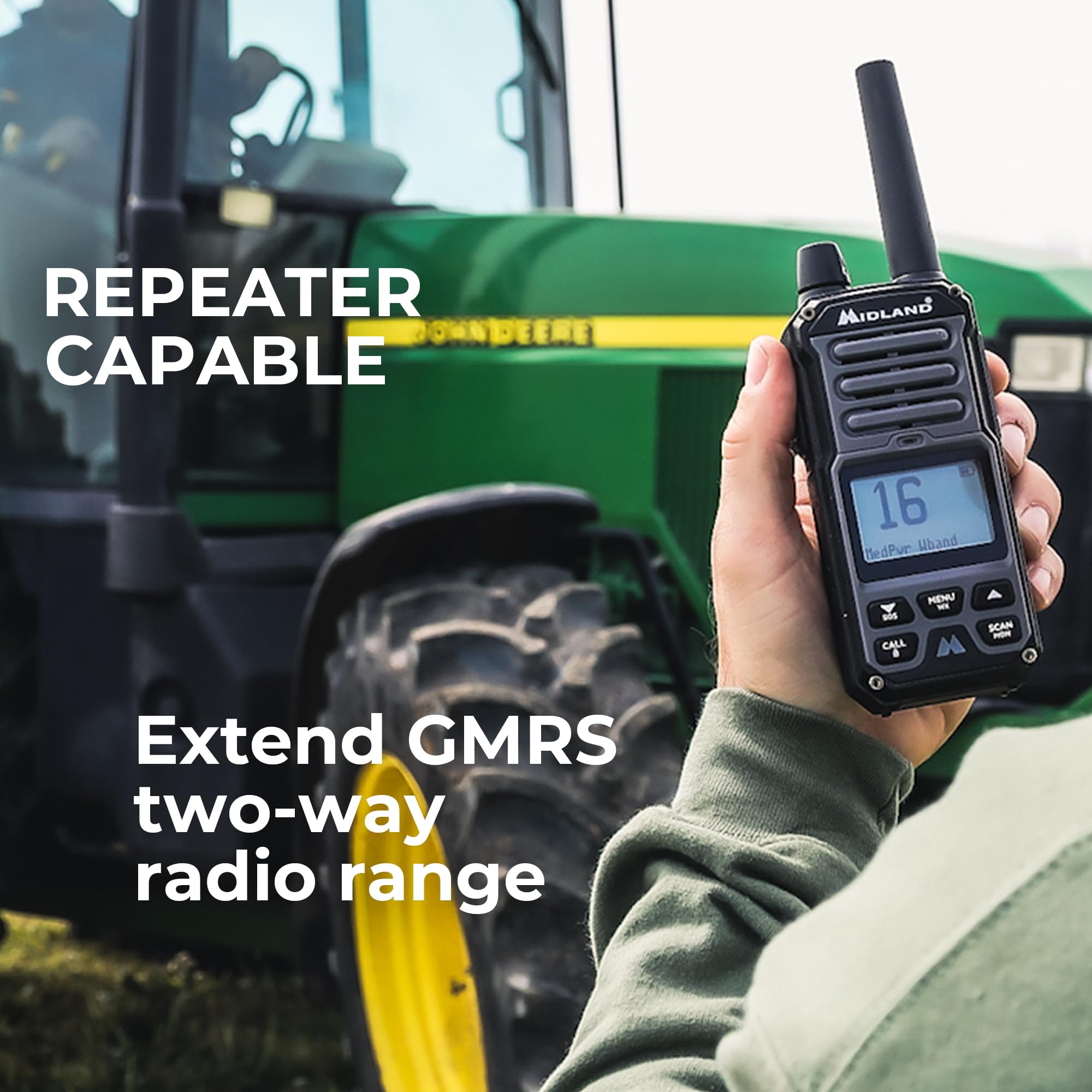 Midland GXT67 PRO GMRS Radio + AVPH10 PTT Shoulder Mic Bundle – Waterproof 5W Walkie Talkie with Noise Canceling - Image 7