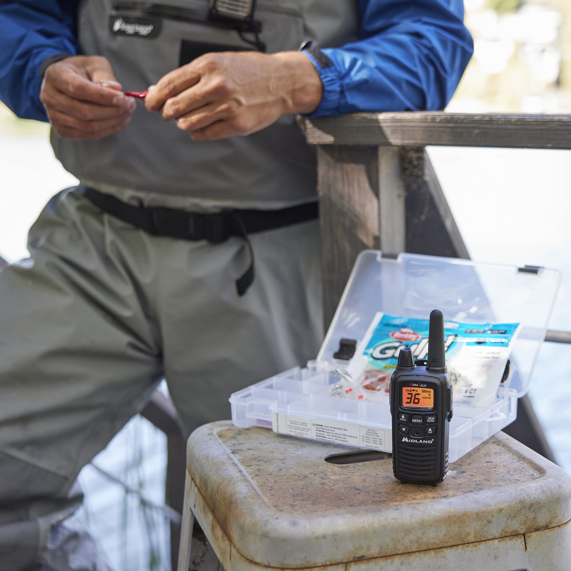 Midland LXT600VP3 FRS Two Way Radios - 4 Pack Bundle w/Chargers - Image 7