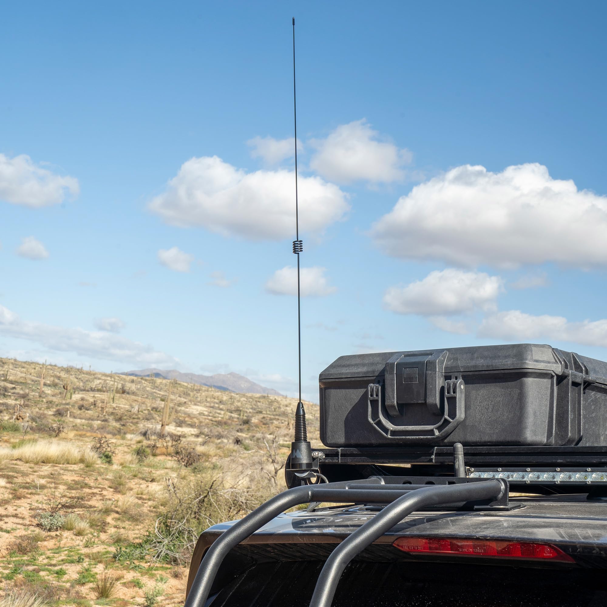 Midland MXT275 MicroMobile Two-Way GMRS Radio & MXTA26 6dB Gain Whip Antenna – Long-Range Vehicle Communication with NOAA Weather Alerts, External Antenna for Maximum Performance - Image 6