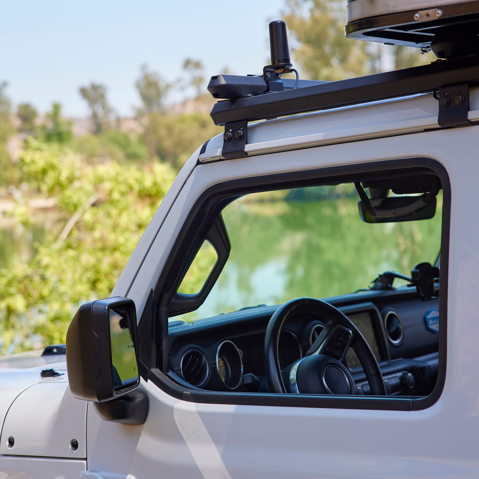 Midland MXTA25 3DB MicroMobile Compatible Gain Ghost Antenna - 3.5” Tall with 1.5” Base Diameter - Low Profile GMRS NMO Connection - Image 5