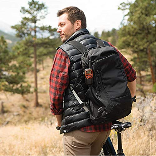 Midland T51VP3 22 Channel FRS Walkie Talkie - Up to 28 Mile Range Two-Way Radio - Orange/Black (Pack of 6) - Image 8