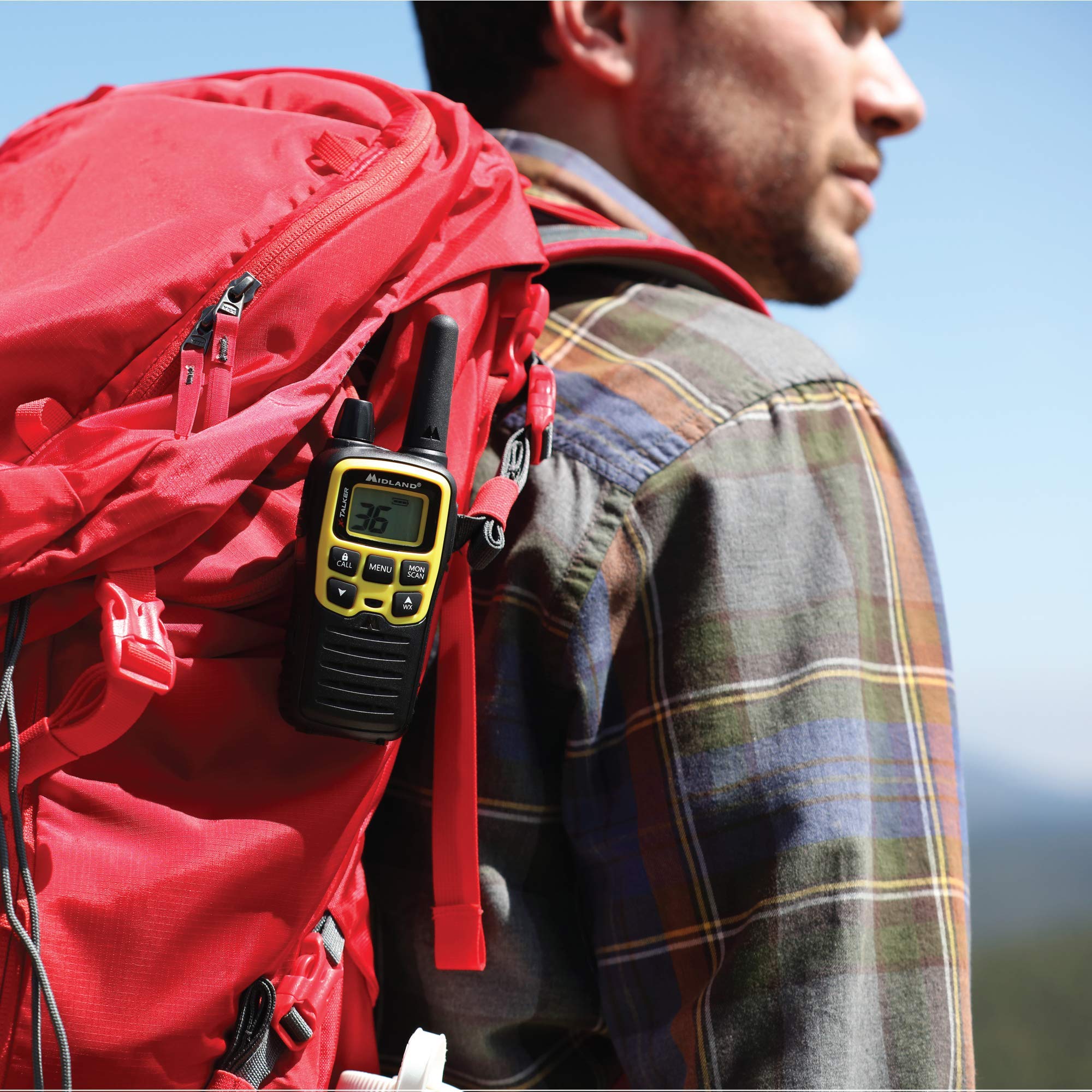 Midland T61VP3 36 Channel FRS Two-Way Radio - Up to 32 Mile Range Walkie Talkie - Yellow/Black (Pack of 6) - Image 5